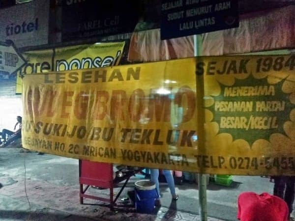 gudeg bromo bu tekluk
