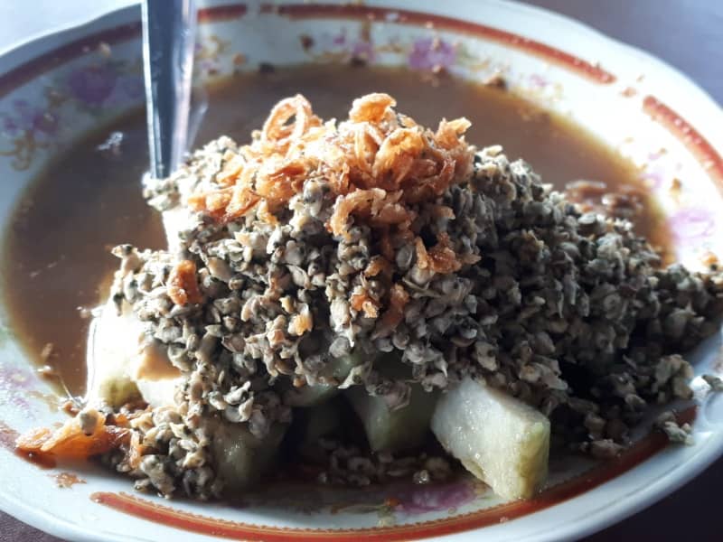lontong kupang 354 Pak H Woko surabaya