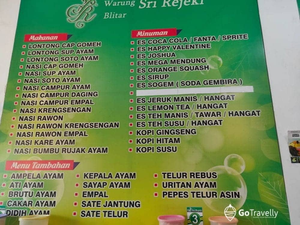 Rekomndasi kuliner Blitar