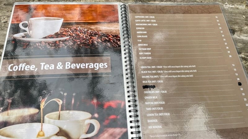 menu ngopi di Bandung