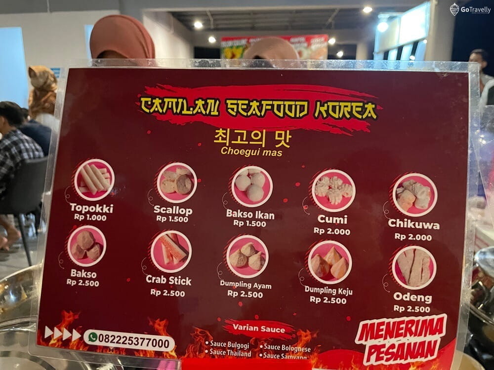 menu Madhan Maning Park