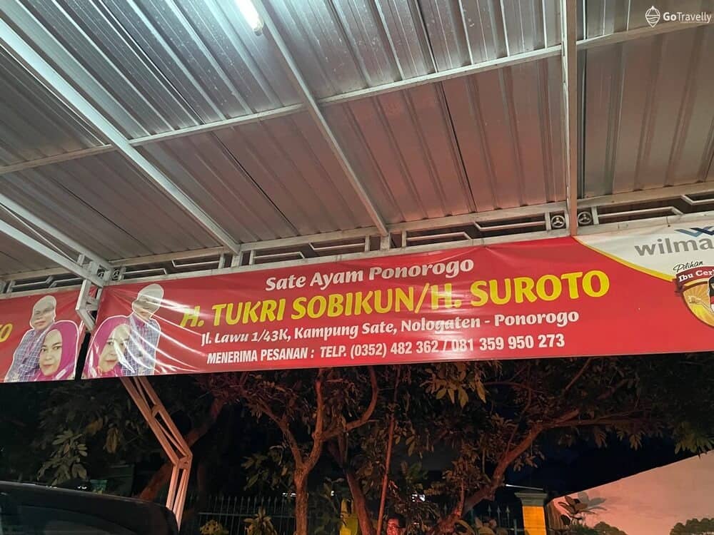 Sate Ayam Ponorogo H Tukri, Sate Legendaris Langganan Presiden