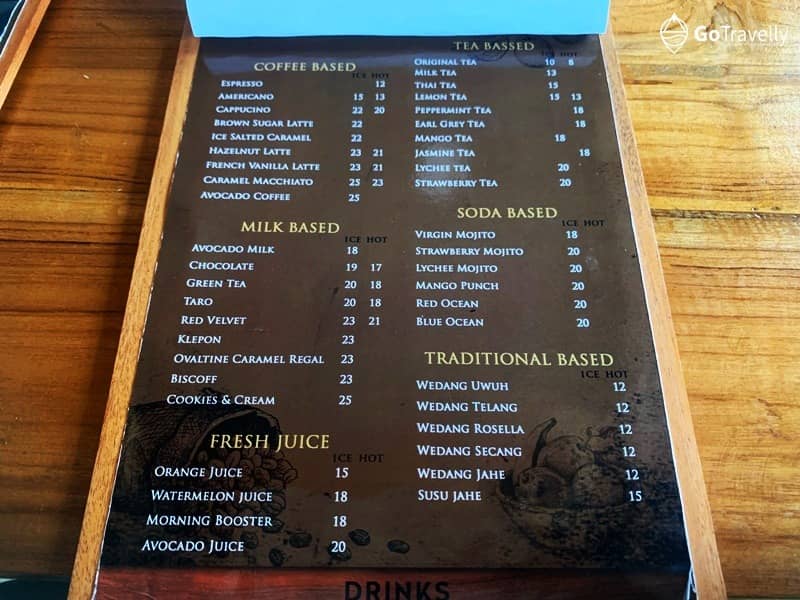 menu fas cafe surabaya