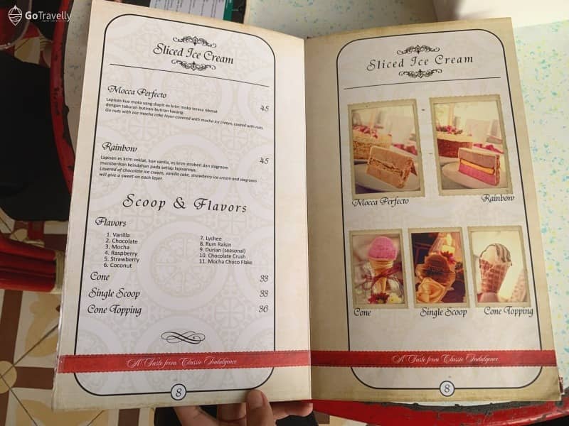 es krim menu di zangrandi