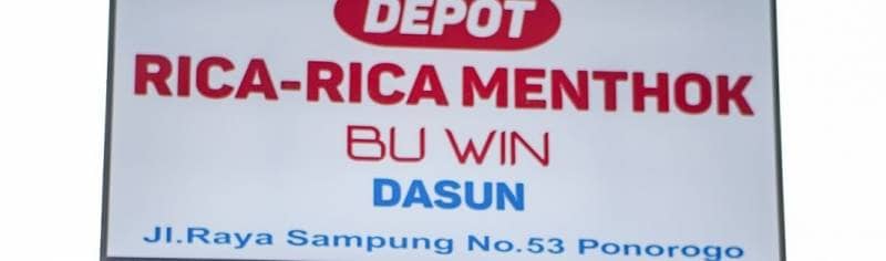 Rica Rica Menthok Bu Win dasun, Kuliner Pedas khas Ponorogo