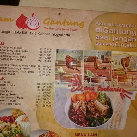 ayam gantung jogja