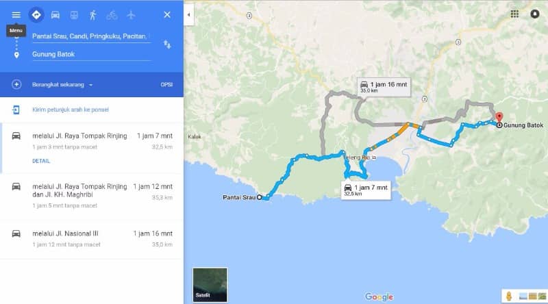 pantai srau pacitan